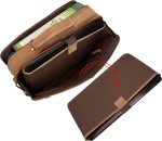 Marc Peter Auckland Real Leather Laptop Bag | Shoulder Bag for 15.6 inch Laptop | Briefcase for Notebook - Image 4